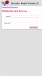 Mobile Screenshot of onlinemeldung-dkv.de